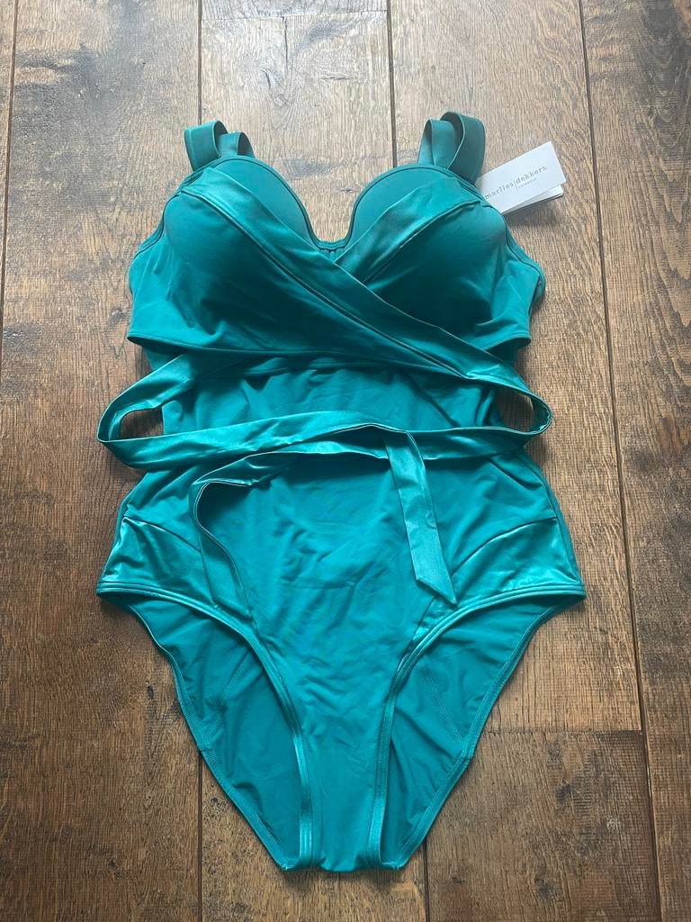 Marlies Dekkers badpak Cache Coeur, maat 85D, Ophalen of Verzenden, Nieuw, Groen, Badpak