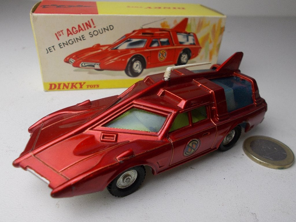 1968 Dinky Toys 103 SPECTRUM PATROL CAR + ORIGINEEL DOOSJE!, Ophalen of Verzenden, Zo goed als nieuw, Auto, Dinky Toys