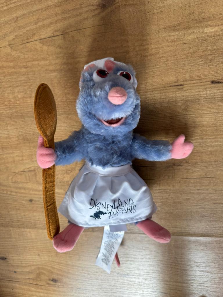 Ratatouille Remy knuffel Disneyland Parijs, Ophalen of Verzenden, Zo goed als nieuw, Overige typen