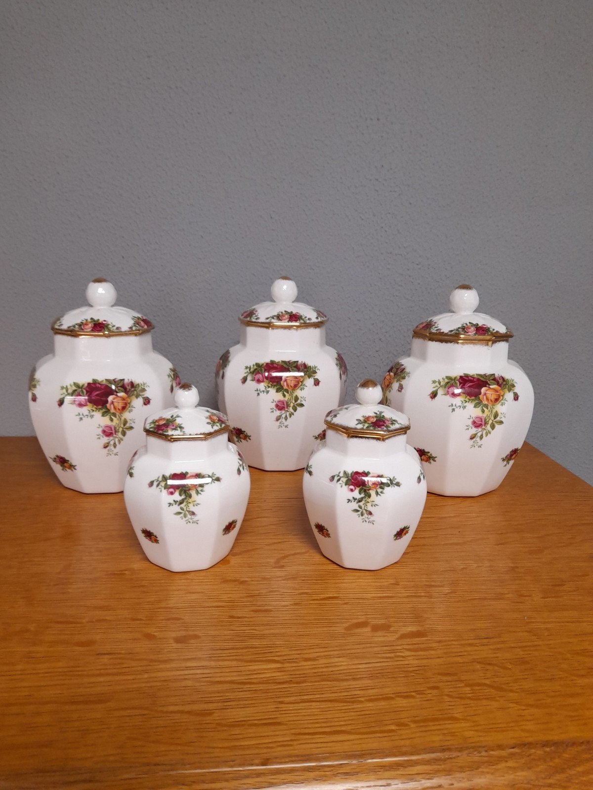 Royal albert old country rose voorraad potten, Ophalen of Verzenden