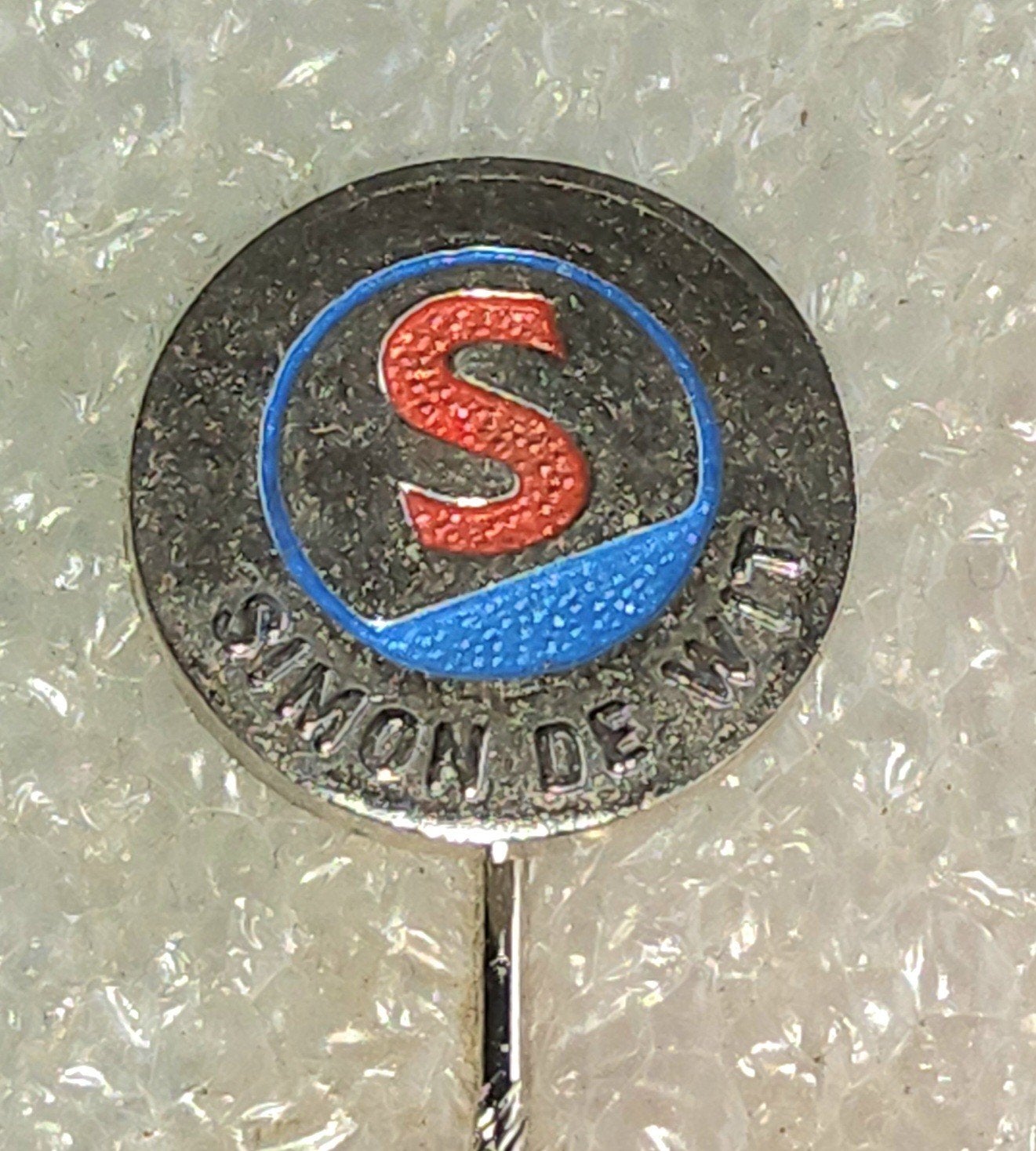 Vintage Speldje Simon de Wit (Supermarkt), Ophalen of Verzenden, Gebruikt, Overige onderwerpen, Speldje of Pin