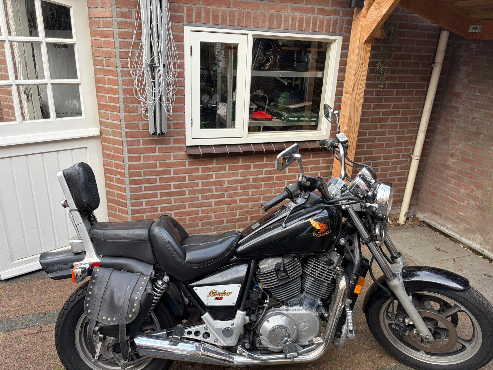 Shadow vt1100c opknapper of voor onderdelen, 2 cilinders, Gebruikt, Particulier, Meer dan 35 kW