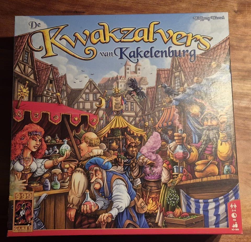 Kwakzalvers, Hobby en Vrije tijd, Gezelschapsspellen | Bordspellen, Ophalen of Verzenden, Zo goed als nieuw, 999 games.