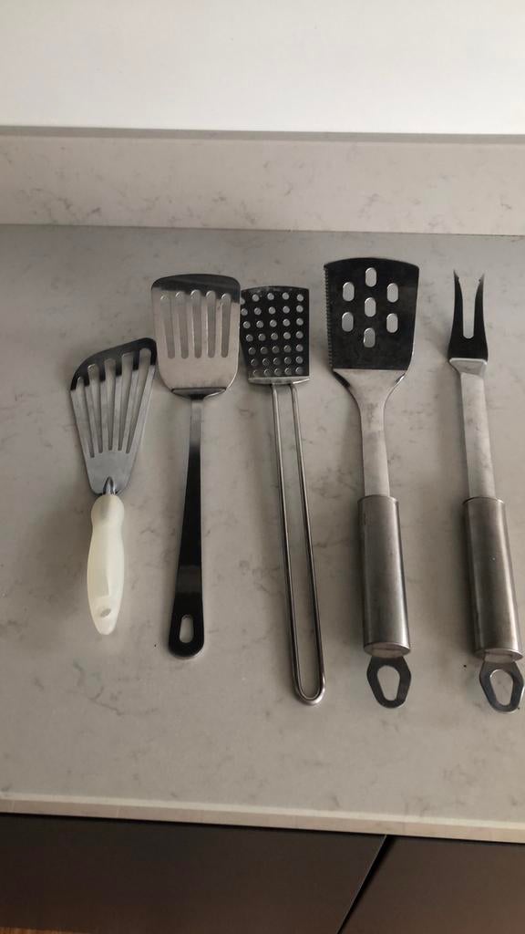 BBQ hulpstukken RVS, Ophalen of Verzenden, Zo goed als nieuw