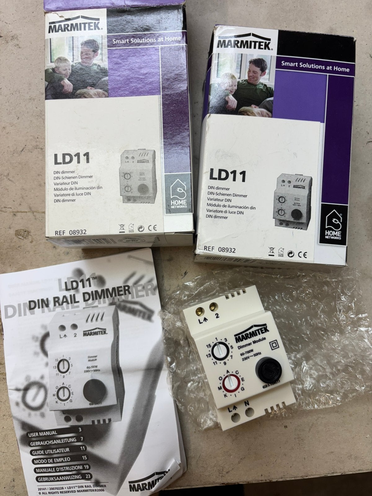 Dimmer 2x nieuw in doos, Ophalen, Nieuw, Schakelaar