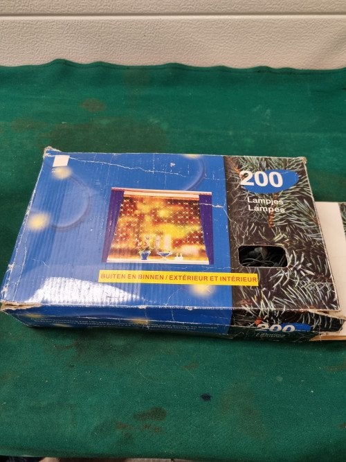 kerst gordijnverlichting 200 lampjes nieuw binnen en buiten, Ophalen of Verzenden, 'T Olde Gre-j, Info@toldegrej.nl, Endepoelstraat 20f Didam