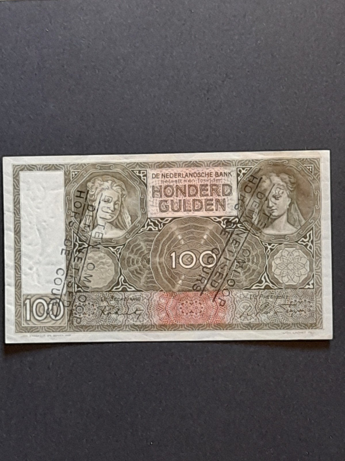 100 gulden 1944 PL97d2b buiten omloop, Ophalen of Verzenden, 100 gulden