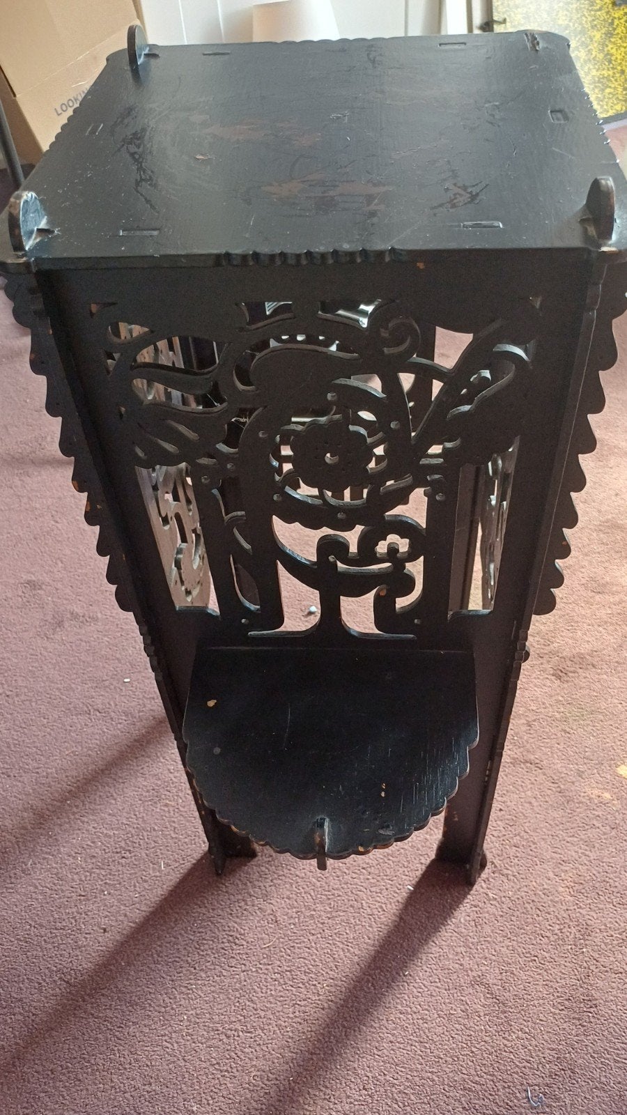 Vintage plantentafeltje uit 1965, 30x30x66 cm, Ophalen of Verzenden