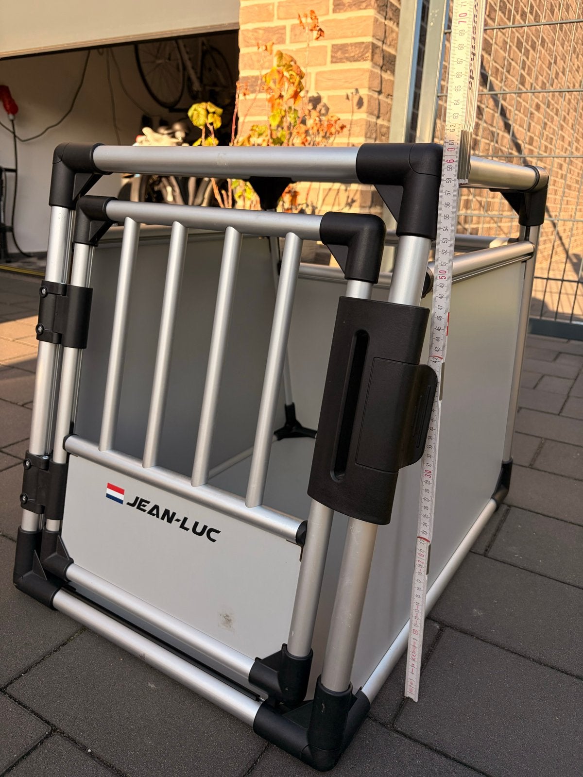 Transport bench Trixie maat M. Aluminium., Ophalen, Zo goed als nieuw