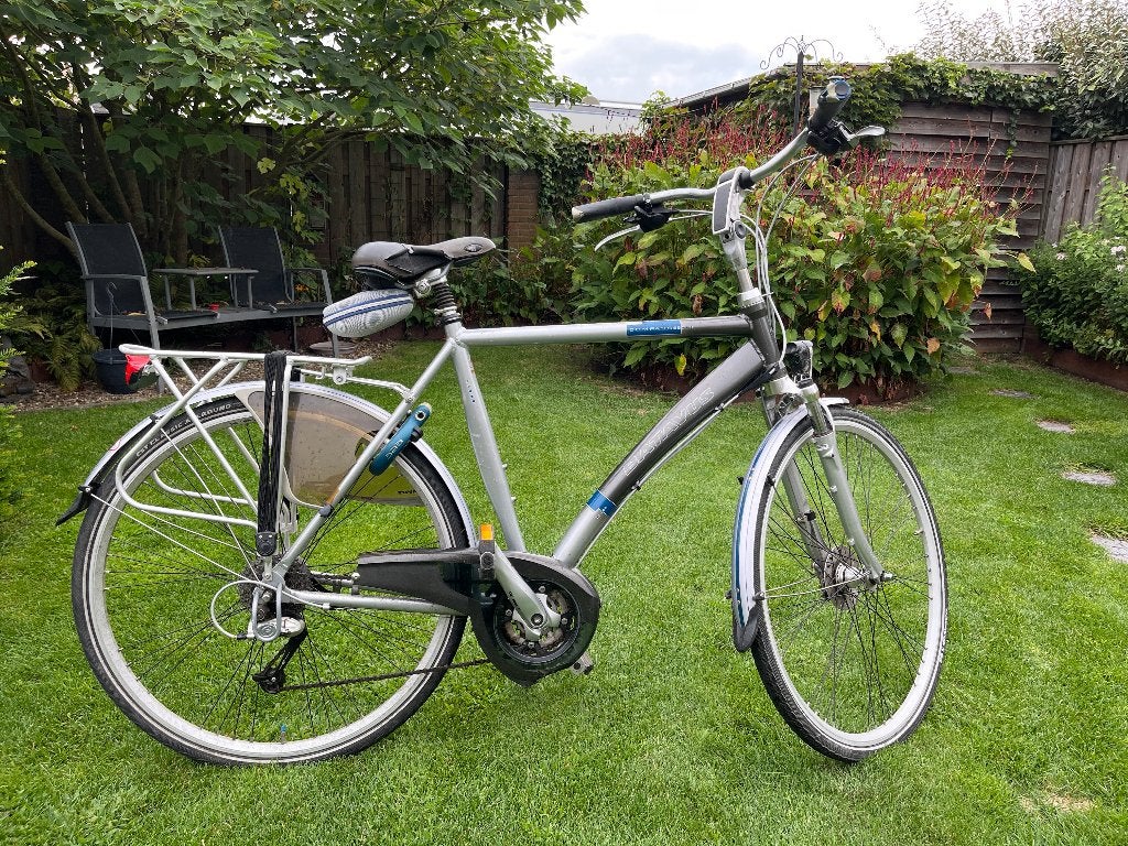 Batavus compass heren fiets, Fietsen en Brommers, Fietsen | Heren | Herenfietsen, Ophalen, Gebruikt, Batavus, Trommelrem