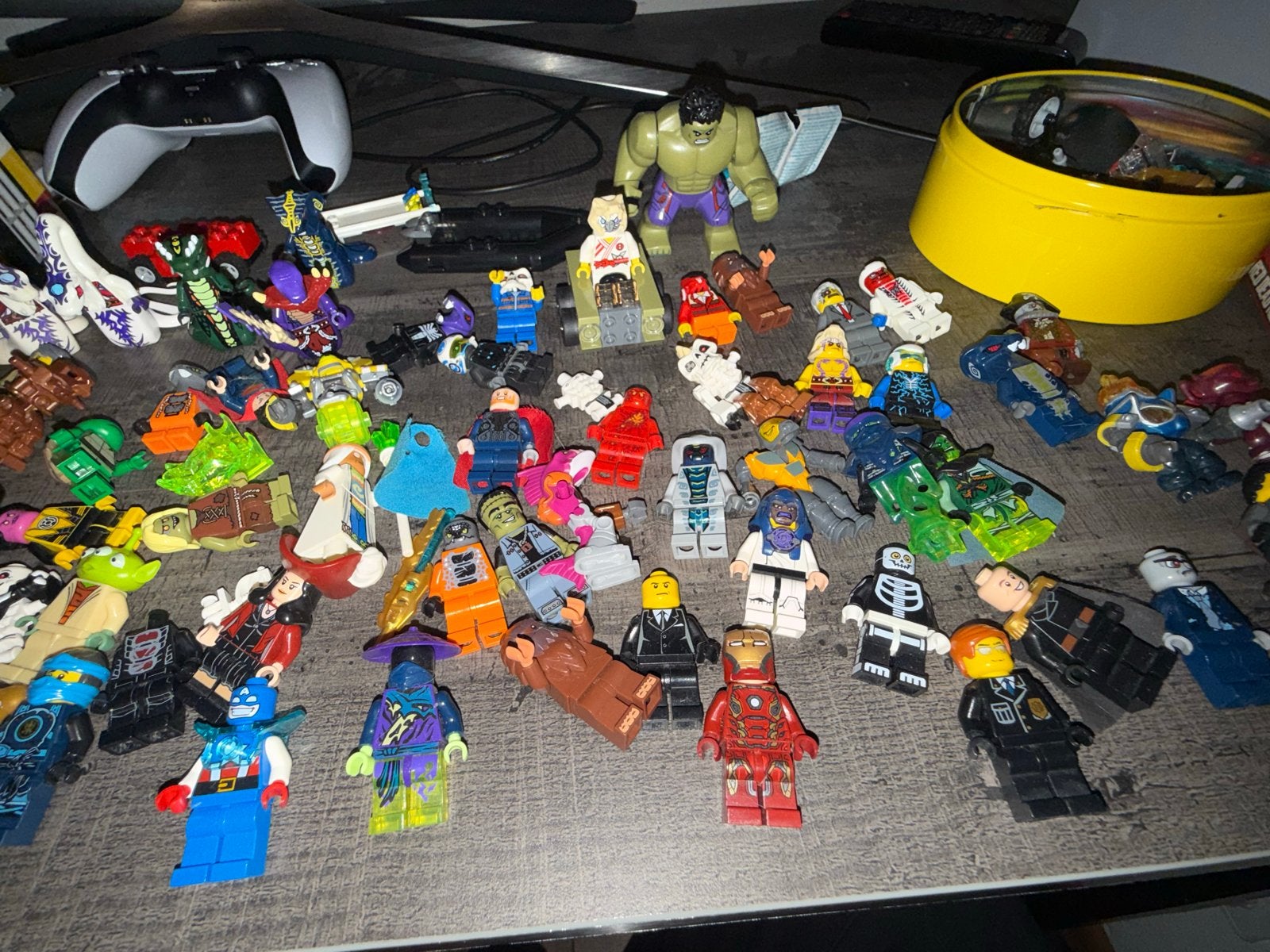 Grote partij LEGO poppetjes en minifiguren, Inclusief minifiguren, Gebruikt, Overige thema's, Lego