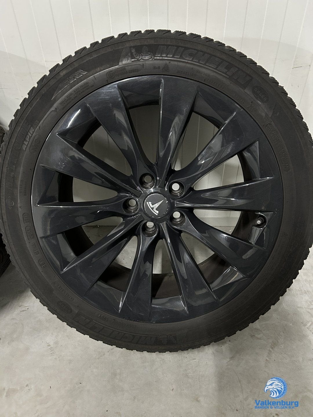 6mm! Originele Tesla Model X 20 inch antraciet velgen 5x120, Auto-onderdelen, Gebruikt, 255 mm, -, -