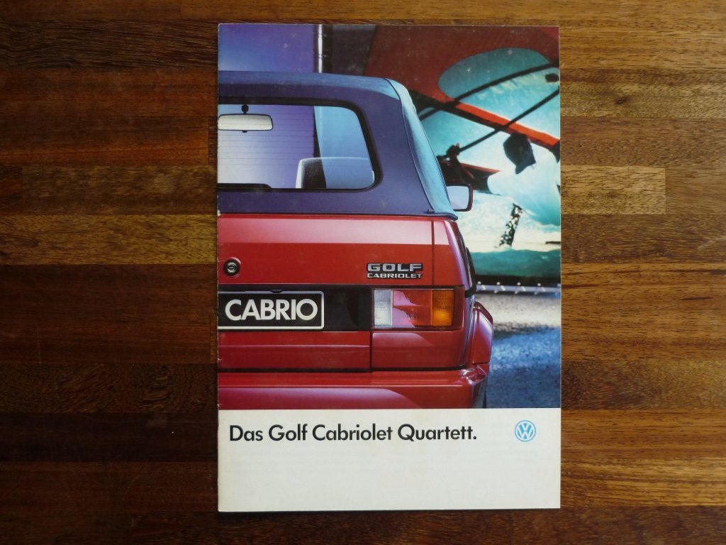 Volkswagen Golf Cabriolet Quartett (1993, Duits), Ophalen of Verzenden, Nieuw, Volkswagen
