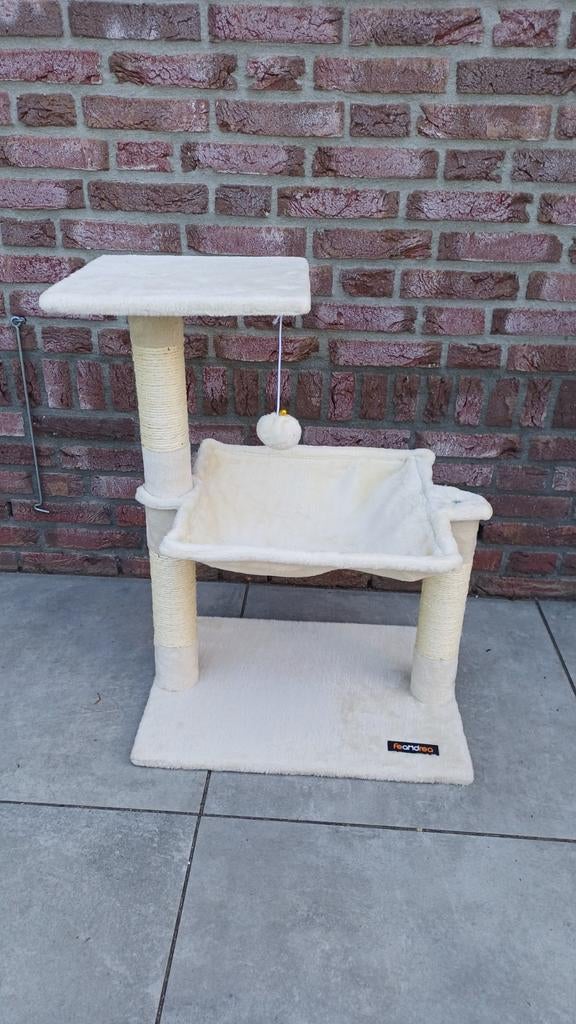 Krappaal Kattenmeubel M 70cm Beige Nieuw!!, Dieren en Toebehoren, Ophalen of Verzenden, Zo goed als nieuw, Krabpaal