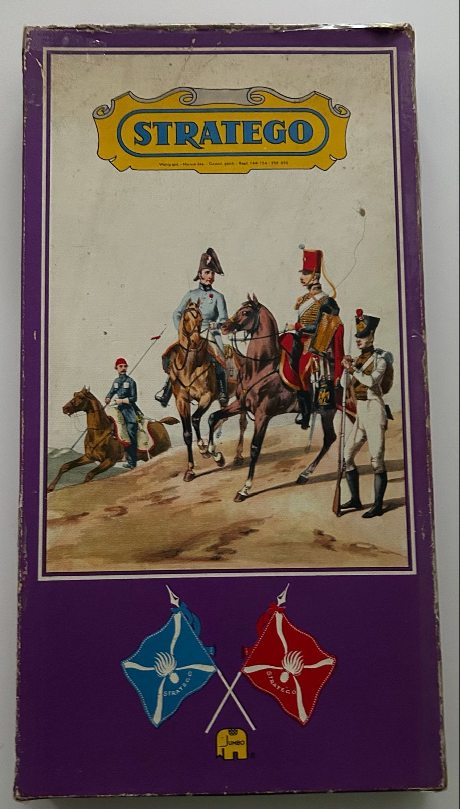 Stratego Bordspel - Paarse Doos - Compleet & Nette Staat, Een of twee spelers, Ophalen of Verzenden, Zo goed als nieuw