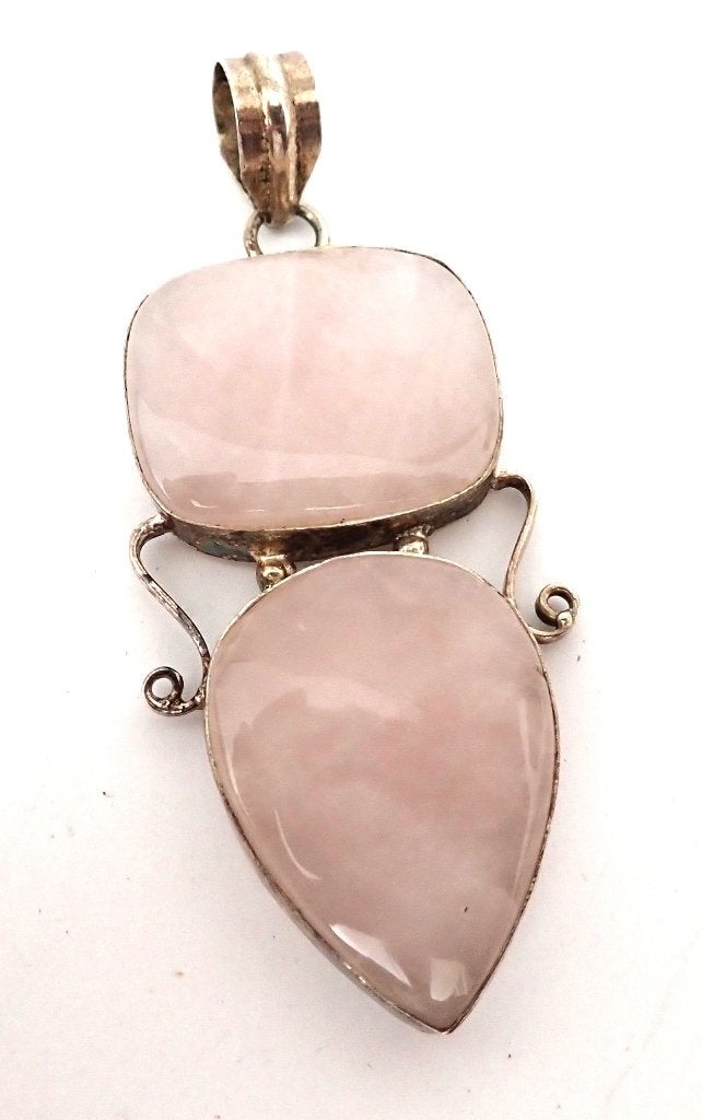 Grote hanger met rozenkwarts, Overige materialen, Verzenden, Zo goed als nieuw, Met edelsteen