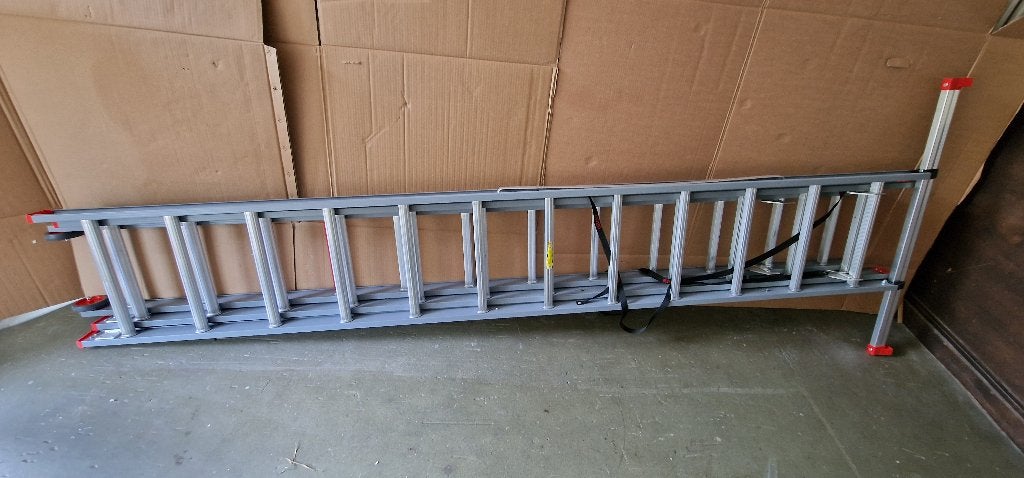 Altrex Reformladder Atlantis 3x12 treden, Ophalen, Zo goed als nieuw, Ladder, Opvouwbaar of Inschuifbaar