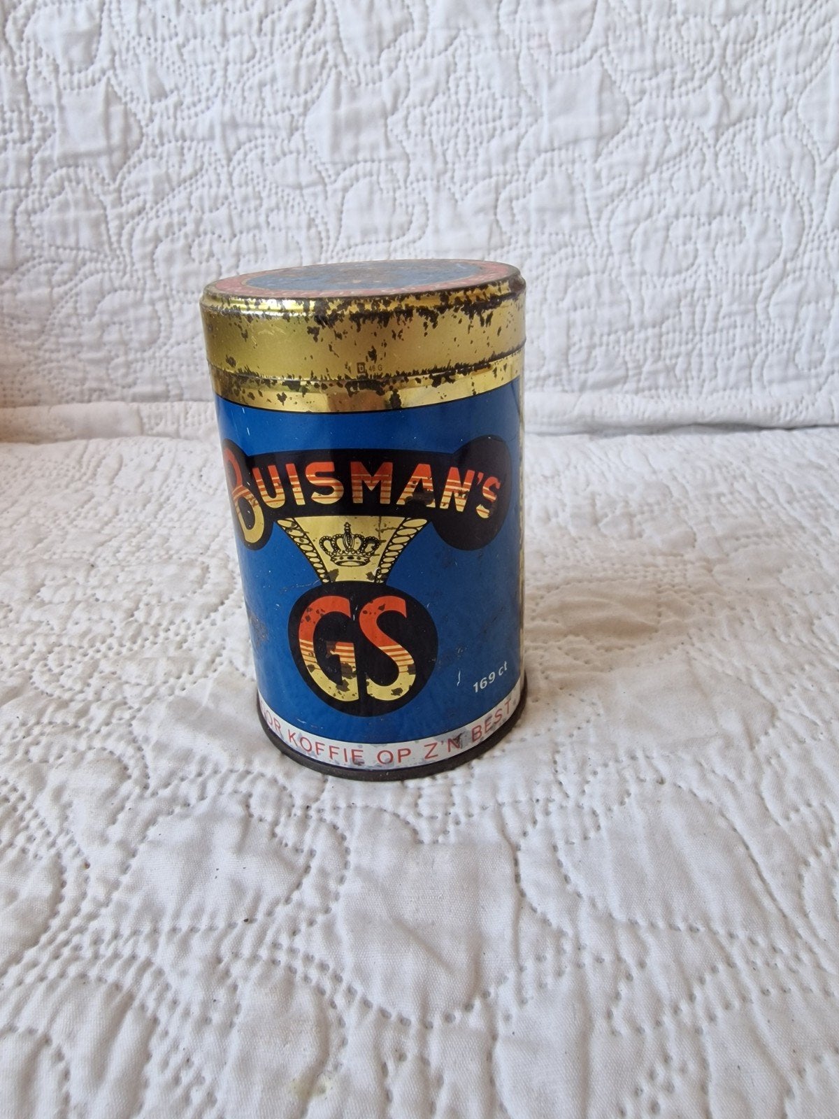 Vintage Buisman's GS Koffieblik - Oud 500 gram, Ophalen of Verzenden
