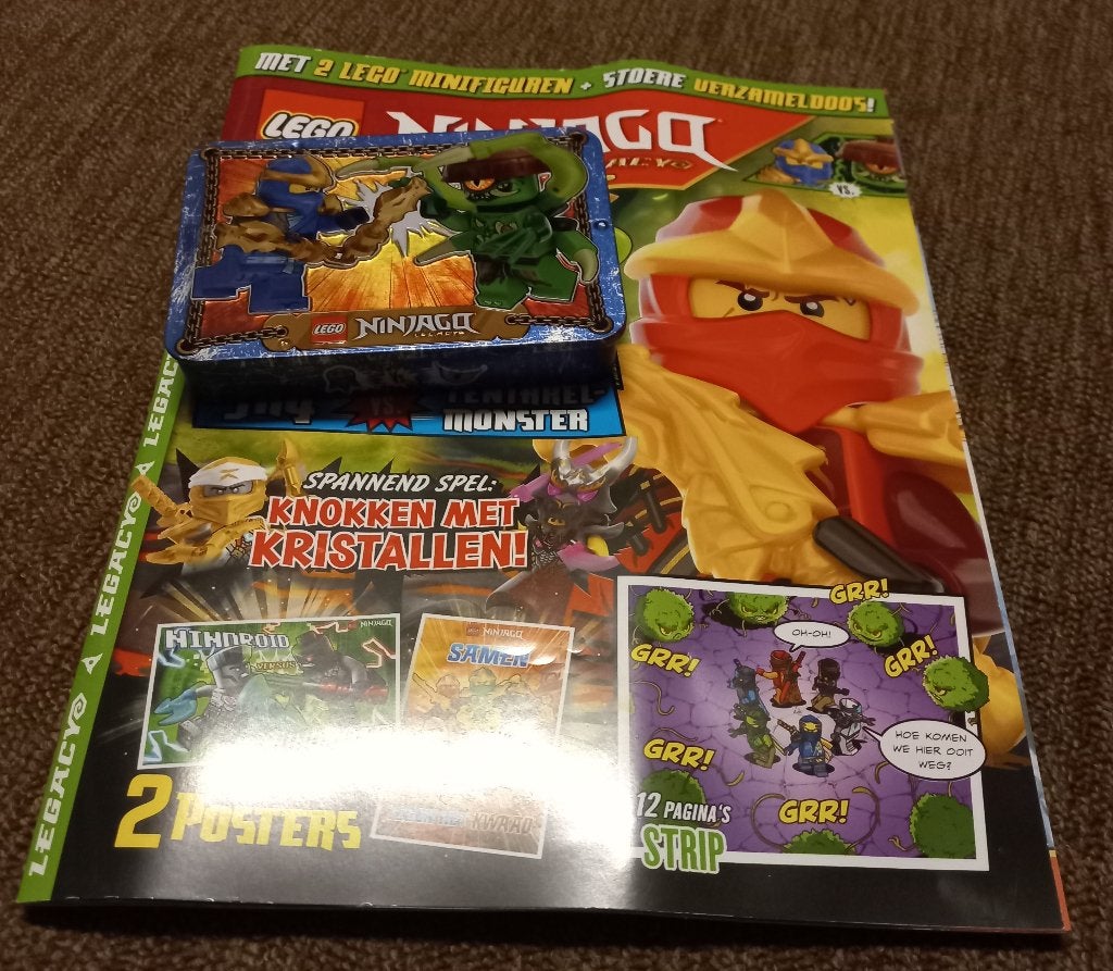 Lego Ninjago Tentakel-Monster Jay , in blikje op magazine ni, Ophalen of Verzenden, Nieuw