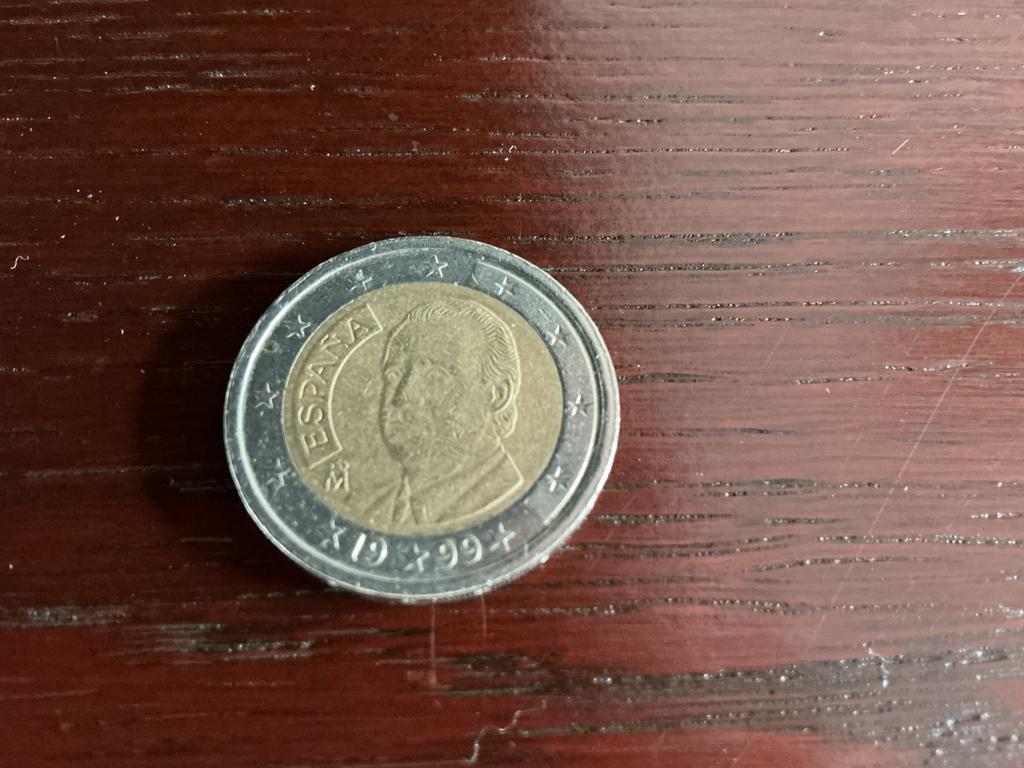 2 Euromunt Spanje 1999, Postzegels en Munten, Munten | Europa | Euromunten, Ophalen, Spanje, 2 euro