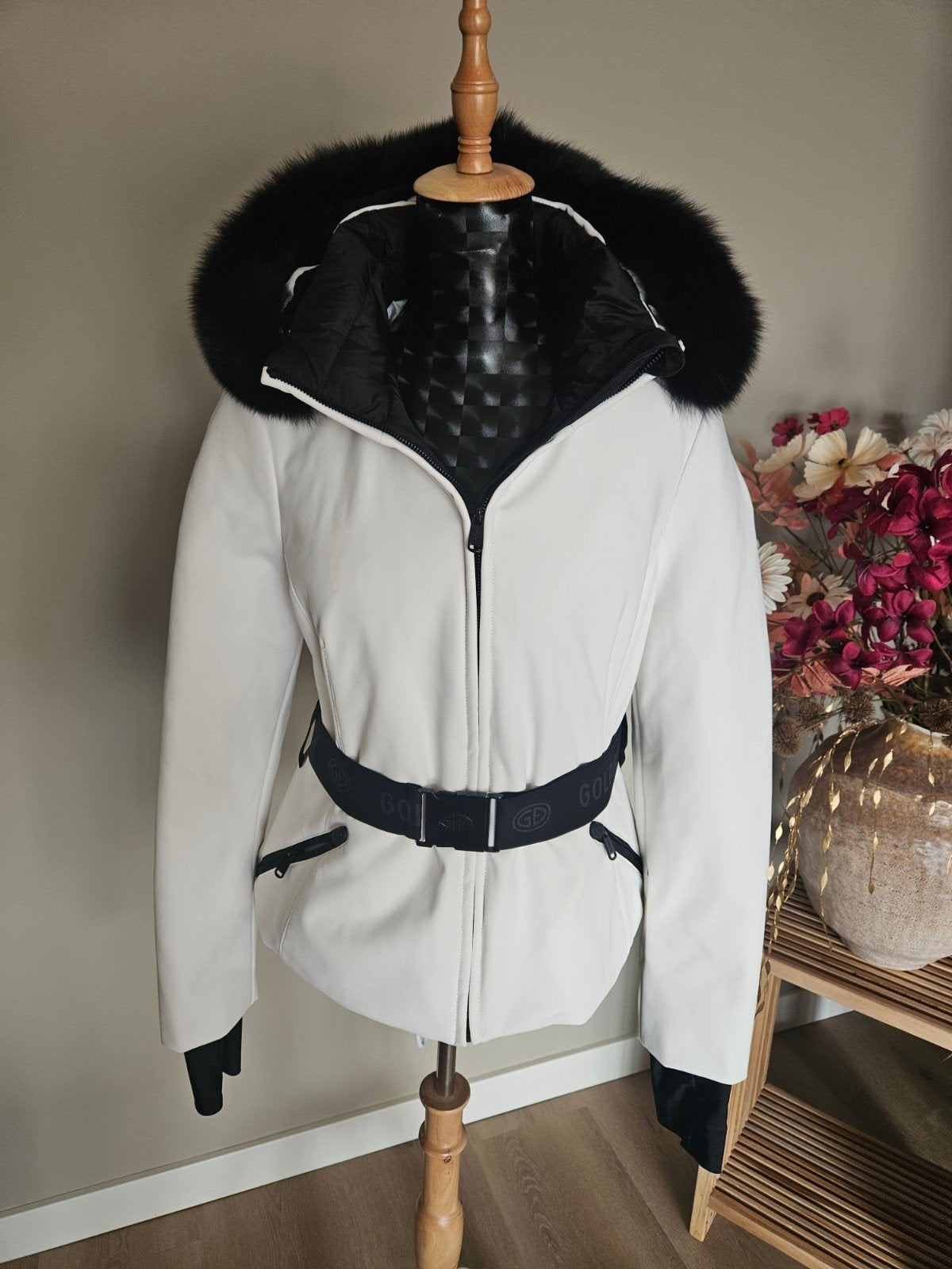 nieuw goldbergh hida skijas ski jas mt 42 zwart wit, Kleding | Dames, Ophalen of Verzenden, Nieuw, Maat 38/40 (M), Jack