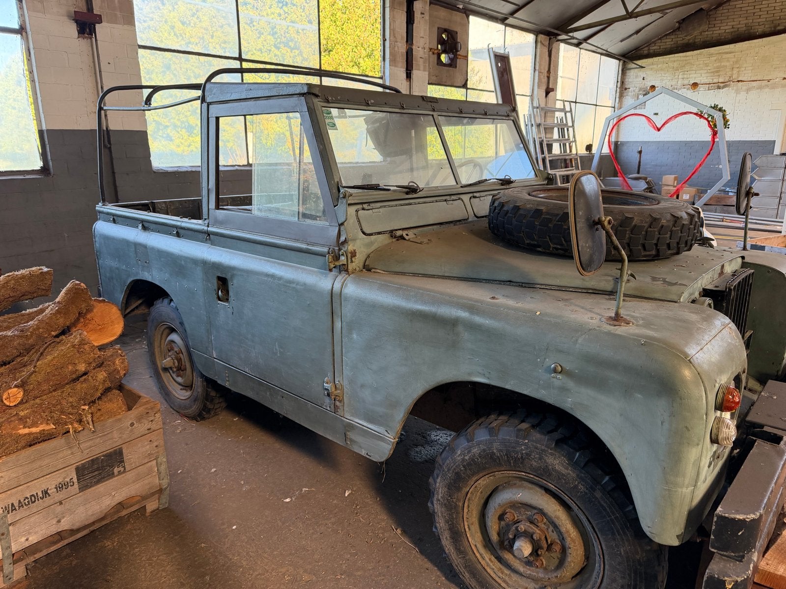 Land Rover 1962 Groen oldtimer, foto 2