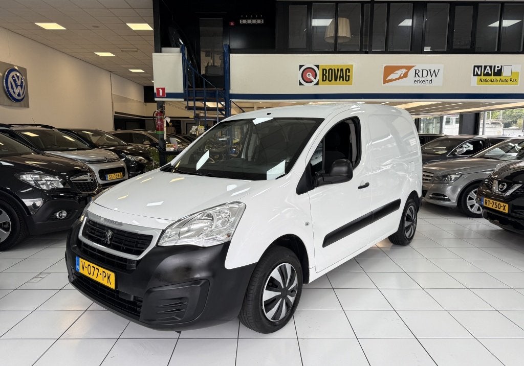 Peugeot Partner 120 1.6 BlueHDiL1Pre Airco OOK S AVONDS GEOP, Auto's, Dealer onderhouden, Gebruikt, 4 cilinders, Origineel Nederlands