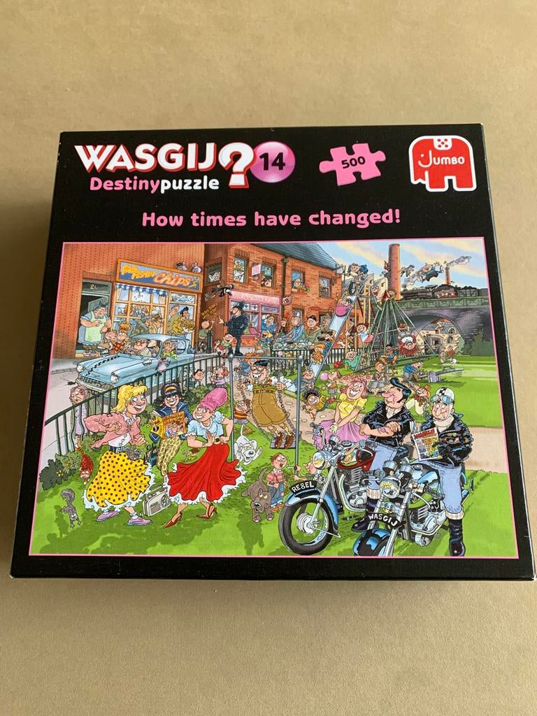 WasGij? 14 Puzzel 500 stukjes, Ophalen of Verzenden, 500 t/m 1500 stukjes, Zo goed als nieuw