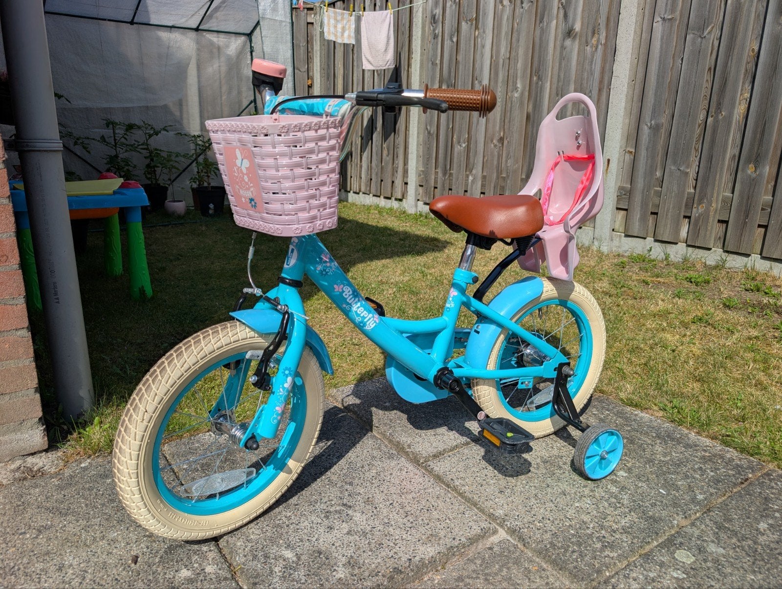 Nogan Butterfly 14 inch meisjesfiets, Ophalen, Zo goed als nieuw, Minder dan 16 inch