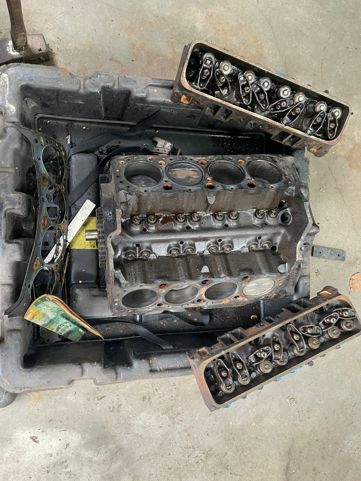 Chevrolet 305 TBI 14102058 voor revisie. | std zuigers, Auto-onderdelen, Ophalen, Gebruikt, Chevrolet