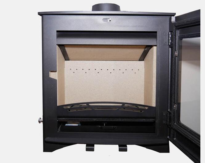 Stalen Houtkachel | Model K08W (8 KW), Niet ingevuld, Niet ingevuld, Ophalen of Verzenden, Vrijstaand