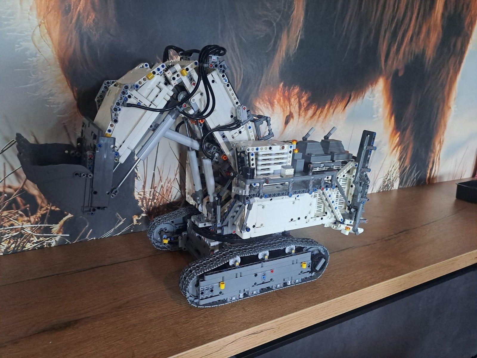 LEGO Technic Liebherr R 9800 Graafmachine 42100, Ophalen, Zo goed als nieuw, Tractor of Landbouw, Overige merken