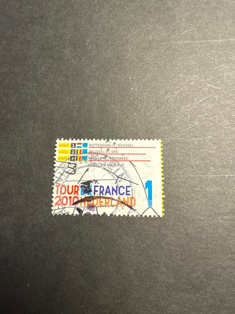 NVPH 2723 Postzegel Tour de France 2010 Nederland, Postzegels en Munten, Postzegels | Nederland, Ophalen of Verzenden, Na 1940