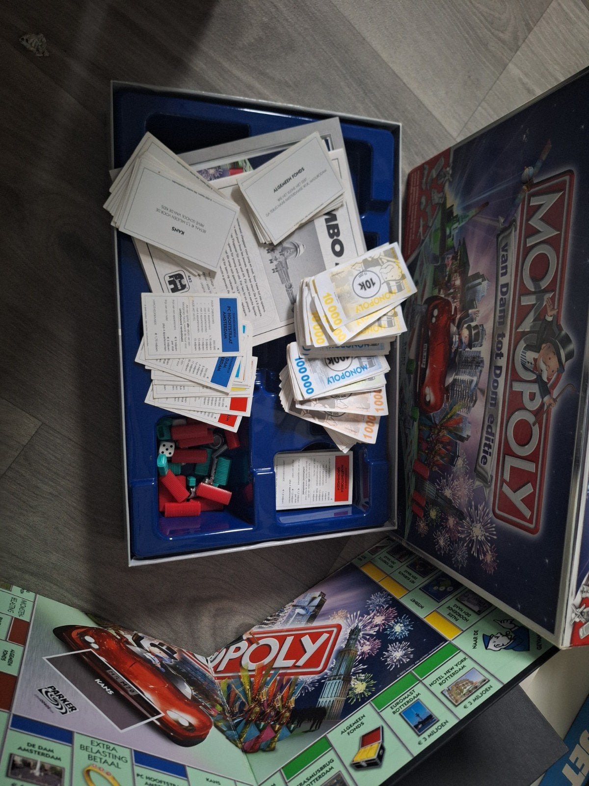 Monopoly: Van Dam tot Dom Editie Bordspel, Vijf spelers of meer, Ophalen, Gebruikt, Hasbro
