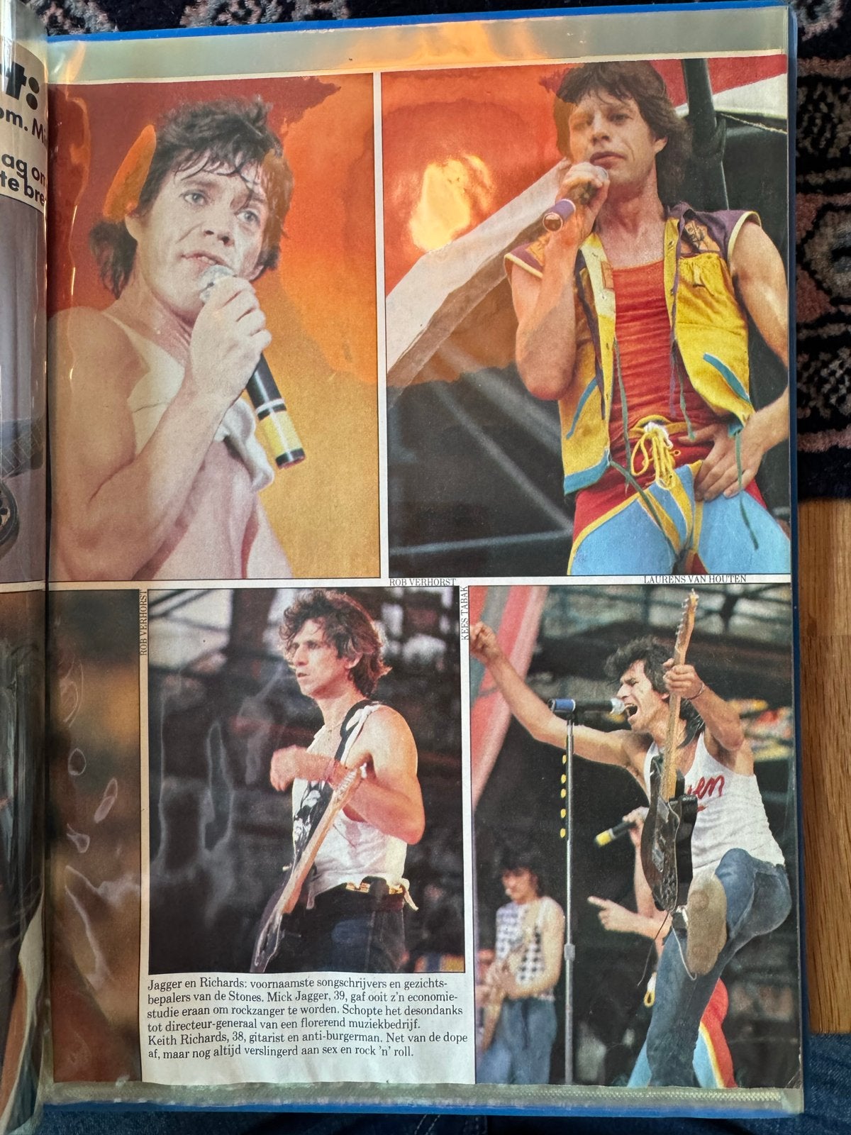 Rolling Stones: Nederlands Tour Fotodocument (1982), Ophalen of Verzenden, Gelezen, Muziek, Film of Tv