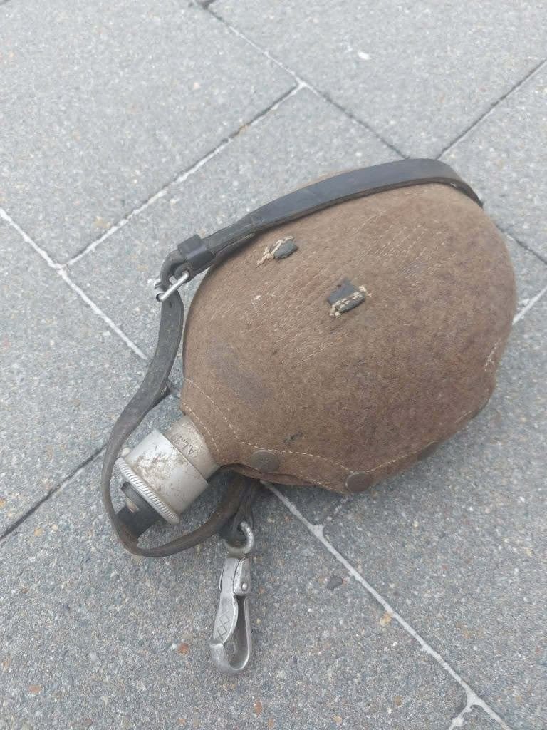 Duitse WO2 M31 veldfles, Verzamelen, Militaria | Tweede Wereldoorlog, Ophalen of Verzenden, Landmacht, Duitsland, Overige typen