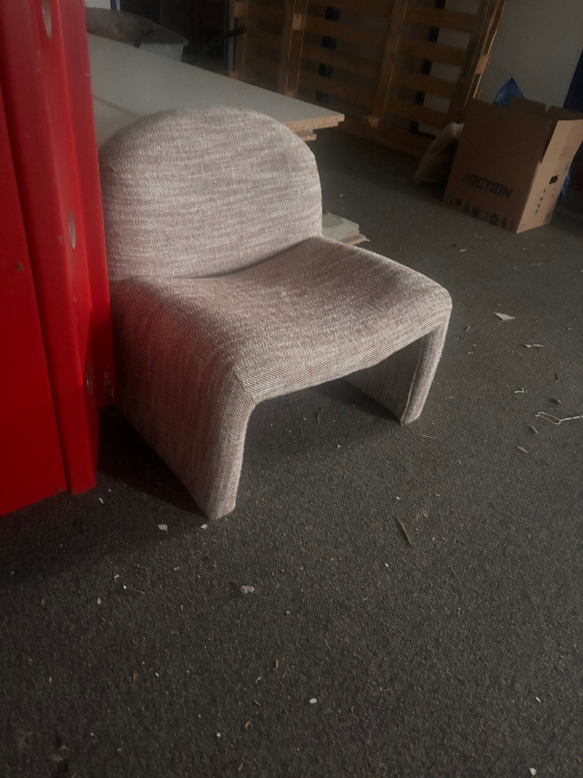 Fauteuil stoel japandi, Ophalen of Verzenden, Zo goed als nieuw, Eén