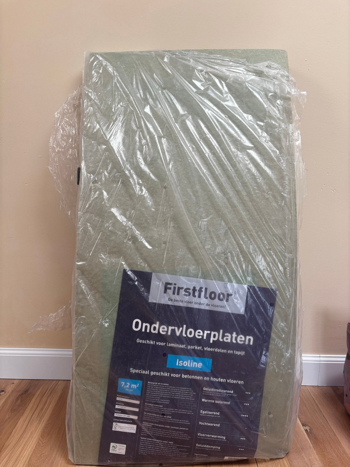 Firstfloor Isoline Ondervloerplaten (bijna vol pak), Ophalen, Zo goed als nieuw, 5 tot 10 m², Overige typen