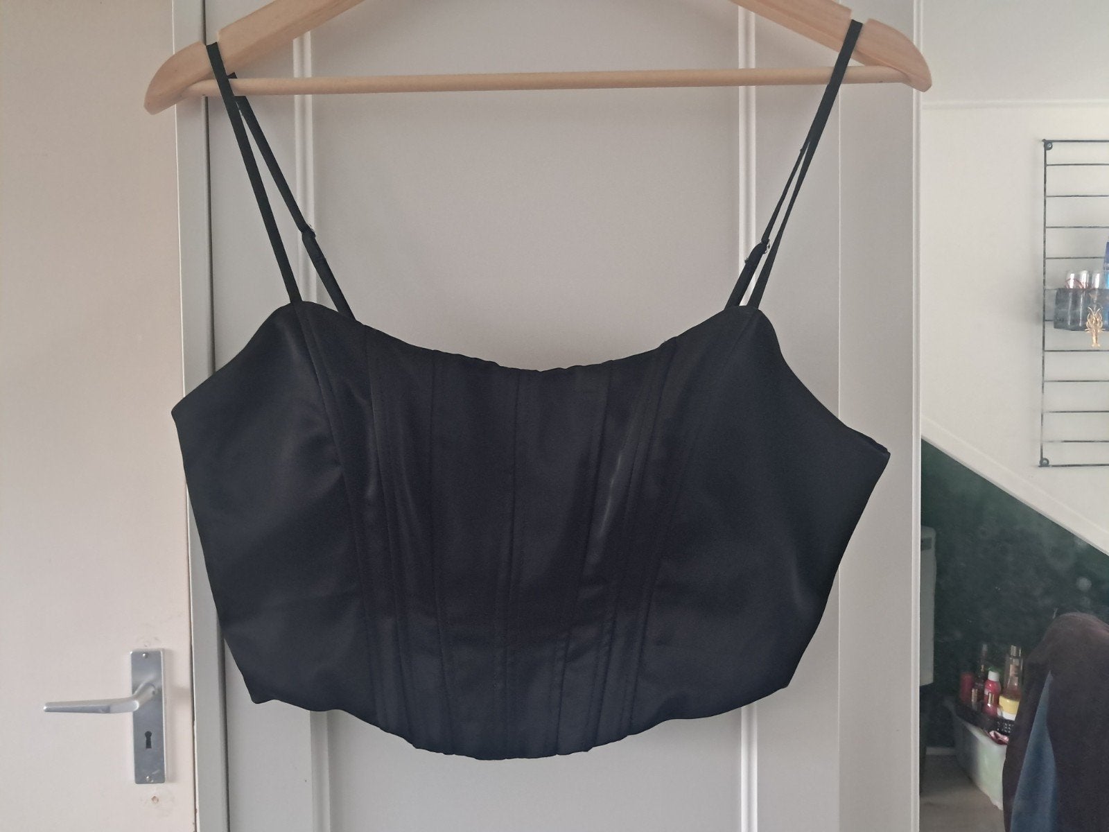 Corsettop, Verzenden, Zwart, Maat 42/44 (L), New Yorker