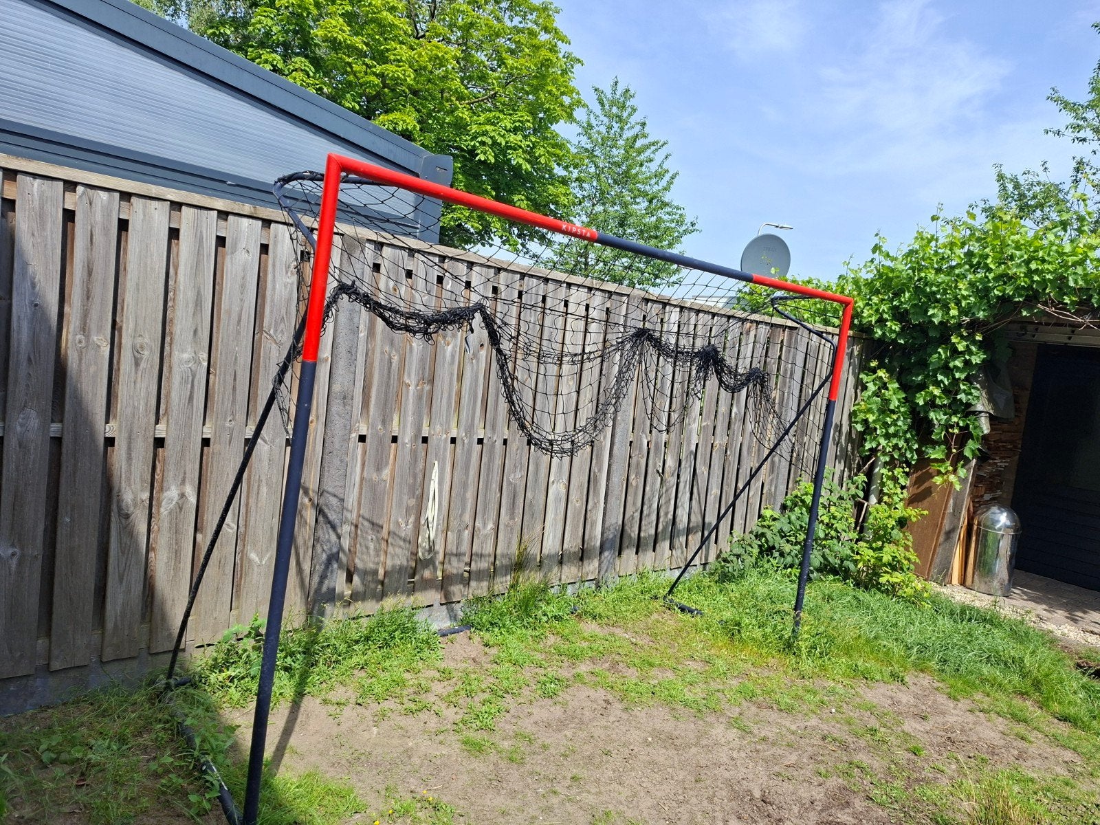 Grote kipstra voetbalgoal, Ophalen, Zo goed als nieuw