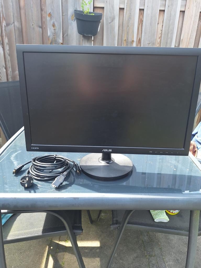 ASUS VS247HR Full HD Monitor - Zo goed als nieuw, Computers en Software, Kantelbaar, ASUS, Full HD, Zo goed als nieuw