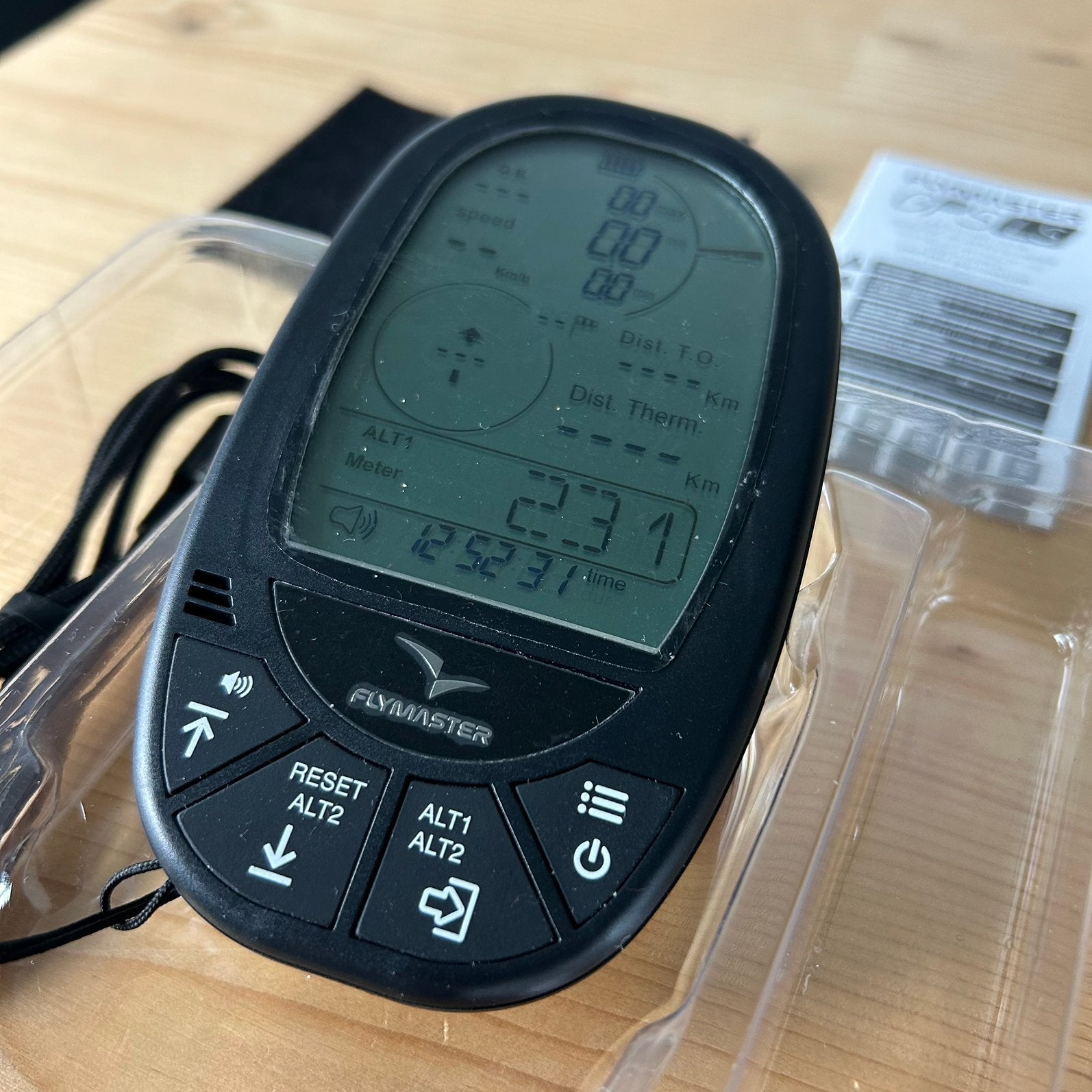 Flymaster gps ls paragliding xc thermal, Sport en Fitness, Zweefvliegen en Paragliding, Ophalen of Verzenden, Zo goed als nieuw
