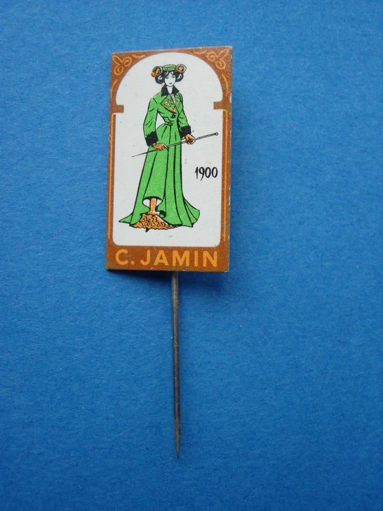 Speldje van C. Jamin 1900, Verzamelen, Speldjes, Pins en Buttons, Verzenden, Zo goed als nieuw, Merk, Speldje of Pin