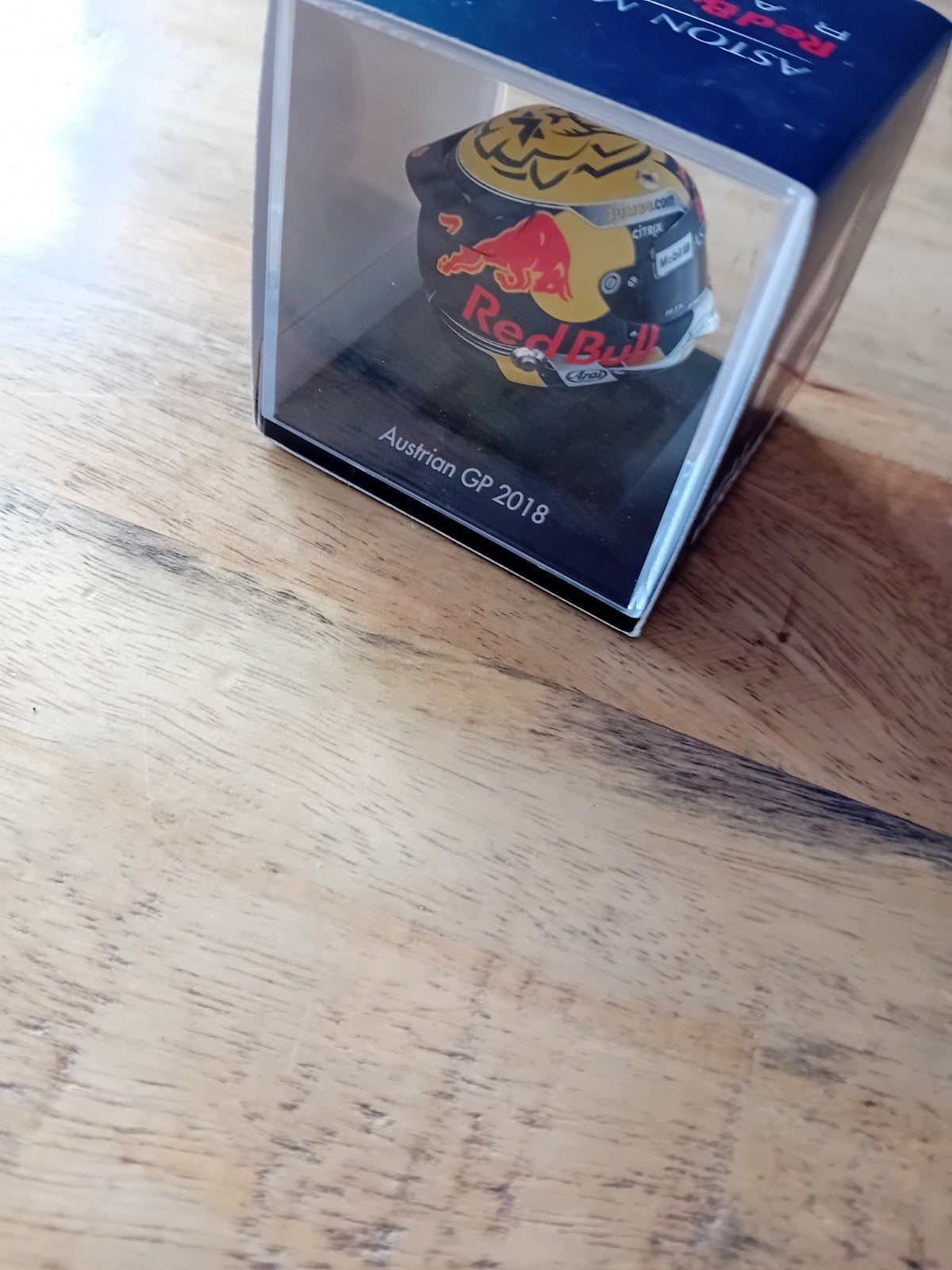 max Verstappen 1/8 helm Oostenrijk 2018, Ophalen of Verzenden, Zo goed als nieuw, Formule 1