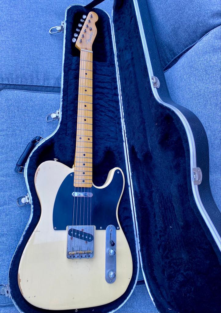 Fender Telecaster reissue 1996 Butterscotch Blonde, Ophalen of Verzenden, Gebruikt, Solid body, Fender