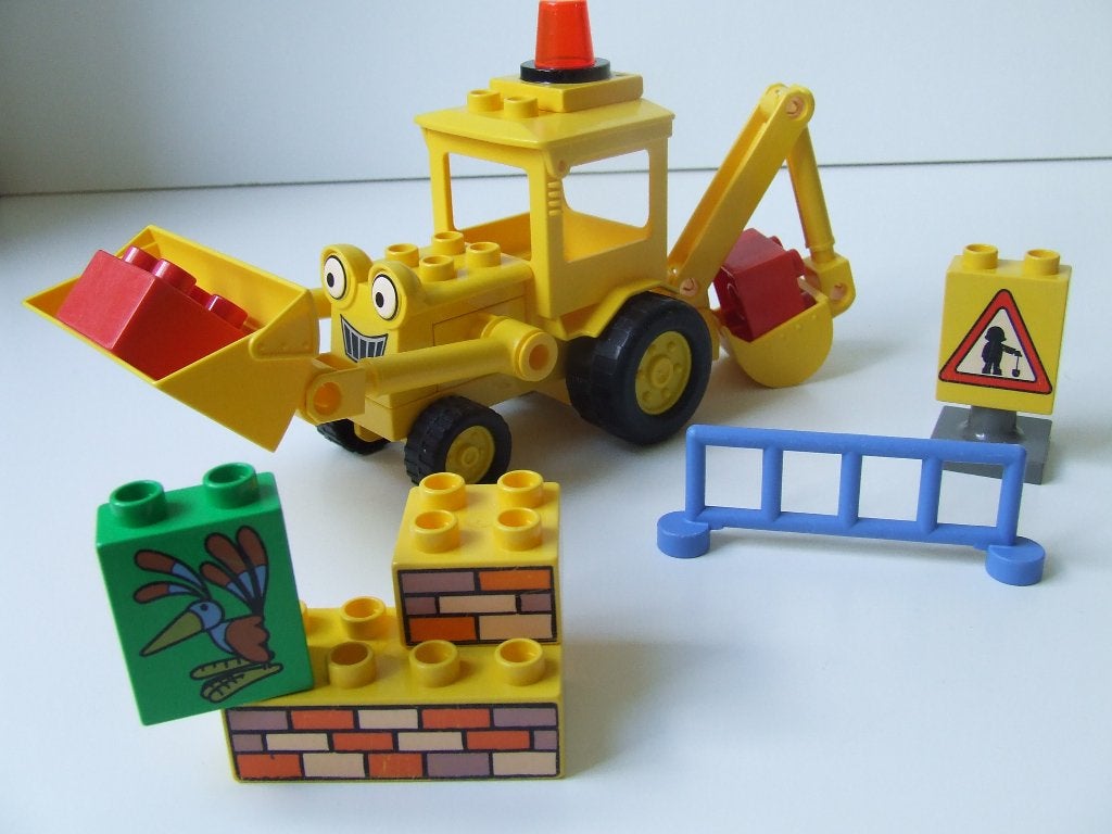 Duplo set 3272 – Scoop: werk aan de weg (compleet), Gebruikt, Ophalen of Verzenden, Compleet, Duplo