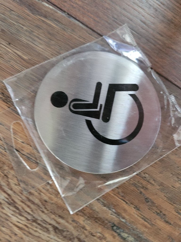 55 stuks nieuwe pictogram invalide toilet, Ophalen of Verzenden, Nieuw