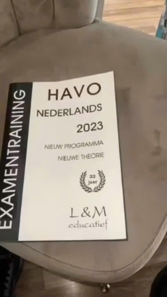 Examentraining Havo Nederlands 2023 - Gert P Broekema, HAVO, Ophalen of Verzenden, Zo goed als nieuw, Gert P Broekema