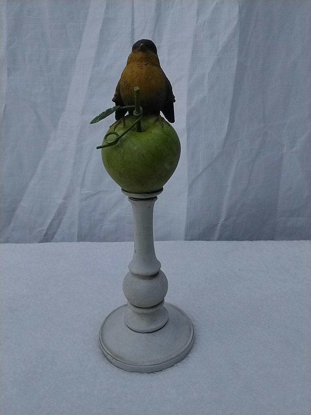 Decoratieve vogel op appelstandaard, Ophalen of Verzenden