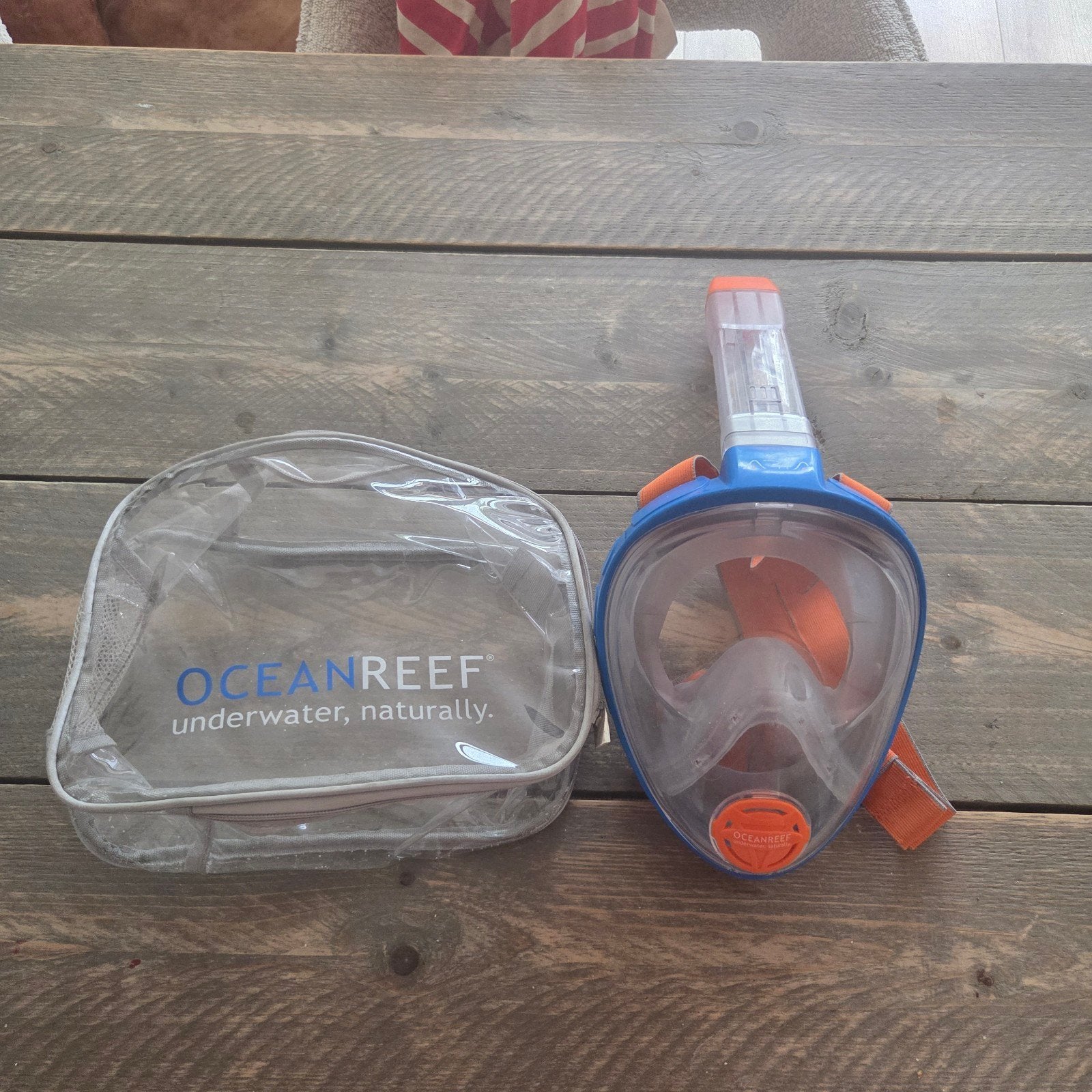 Oceanreef Kindersnorkel - Zo goed als nieuw, Ophalen of Verzenden, Zo goed als nieuw, Duikbril of Snorkel